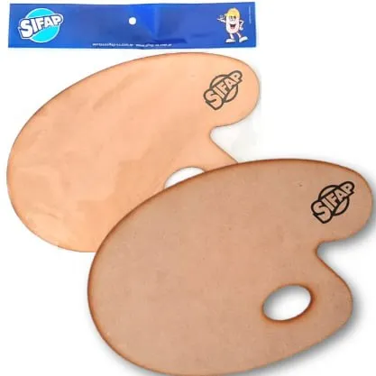 imagen de ART PALETA PINTOR SIFAP MDF 3mm. OVAL