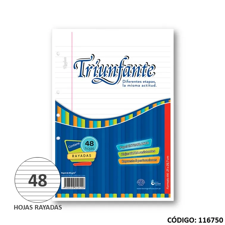 imagen de Block A4 x48h Triunfante