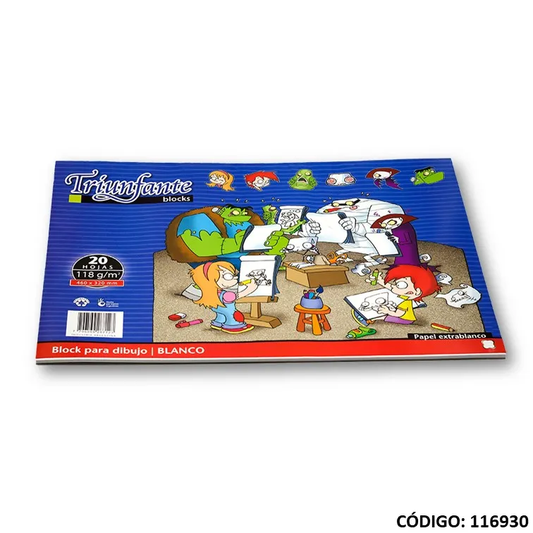 imagen de Block de Dibujo Triunfante x20h