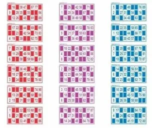 imagen de 12 Tiras = 72 Cartones para Bingo (Color Violeta)