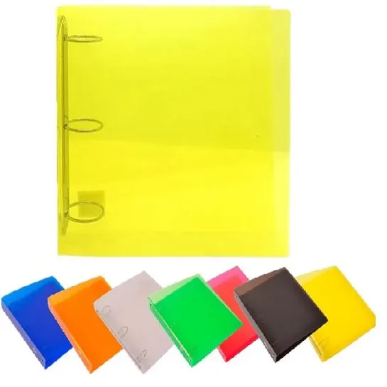 imagen de Carpeta N°3 Polipropileno transparente tonalizada