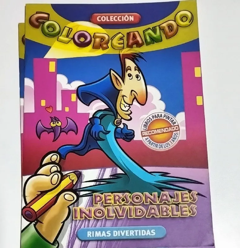 imagen de Libro Cuento Mayuscula para Pintar Coloreando 14x18cm