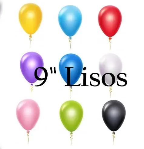 imagen de Globo Suelto 9"  (Liso)