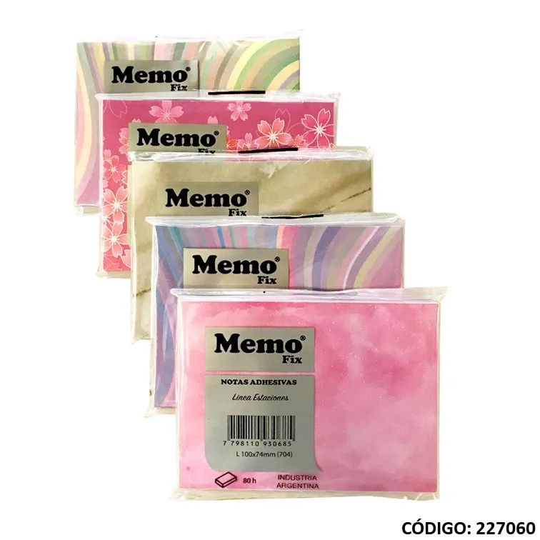 imagen de NOTA 100x75mm Fsia x80h. MEMO