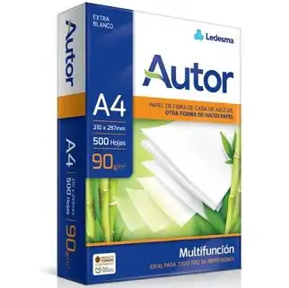 imagen de RESMA A4 90gr Blanco 500hs Ledesma
