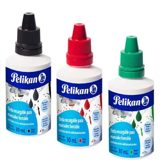 imagen de Tinta de Recarga Pizzarra Blanca 30 ml PELIKAN