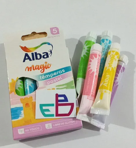 imagen de Temperas PASTELESx8cc. x5u ALBA