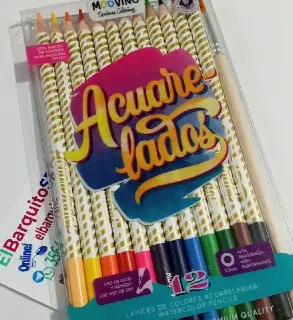 imagen de Lapices Acuarelables MOOVING