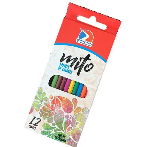 imagen de Lapiz Color x12 Largos Ezco (Mito)