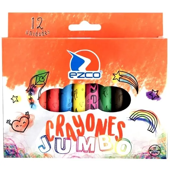 imagen de Crayones Jumbo x12 EZCO