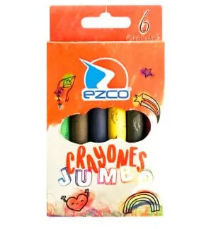 imagen de Crayones Jumbo x6 EZCO