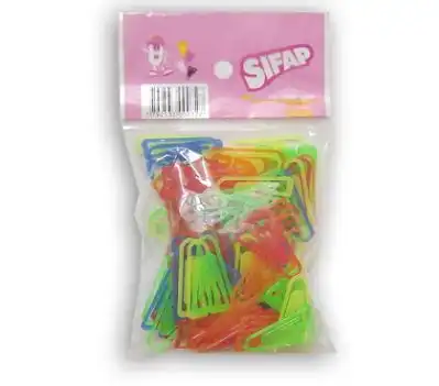 imagen de Clips Plasticos en Bolsa x100u Sifap