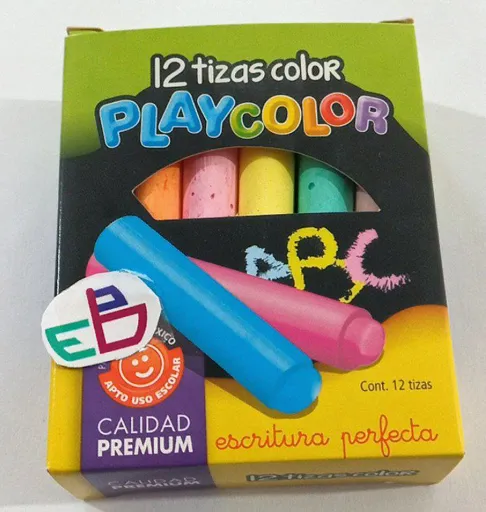 imagen de Tizas PLAYCOLOR Caja x12