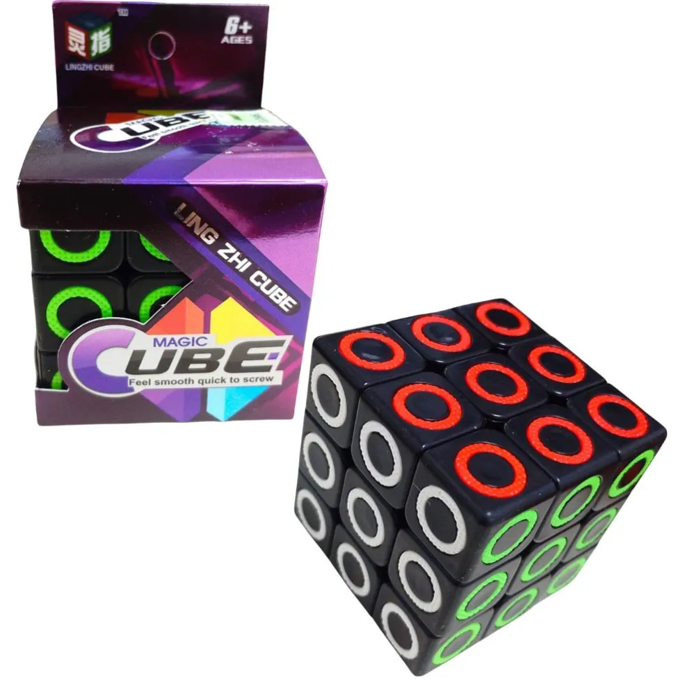 imagen de Cubo Magico 3x3 3D Cara circulos CUBE