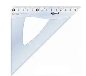 imagen de Escuadra Ezco 30°/60º 20cm