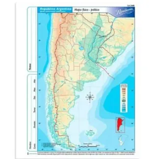 imagen de Mapas N°3 Fisico 19x24 cm