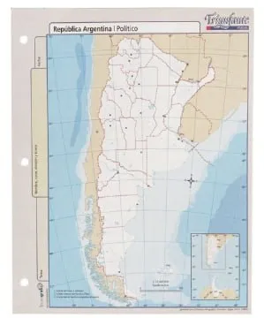 imagen de Mapas N°3 Politico 19x24 cm